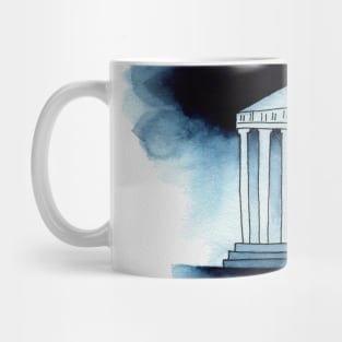 Parthenon watercolour Mug